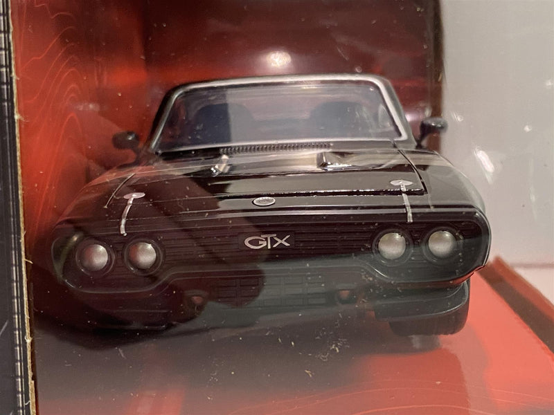 fast and furious 8 doms plymouth gtx black 1:24 scale jada