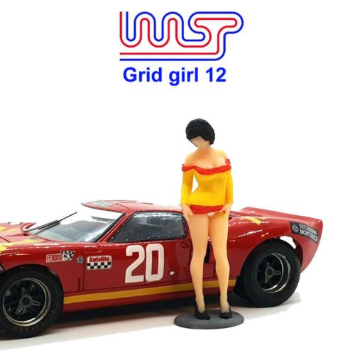 grid girl pit girls track side scenery pit lane unpainted figure gg12