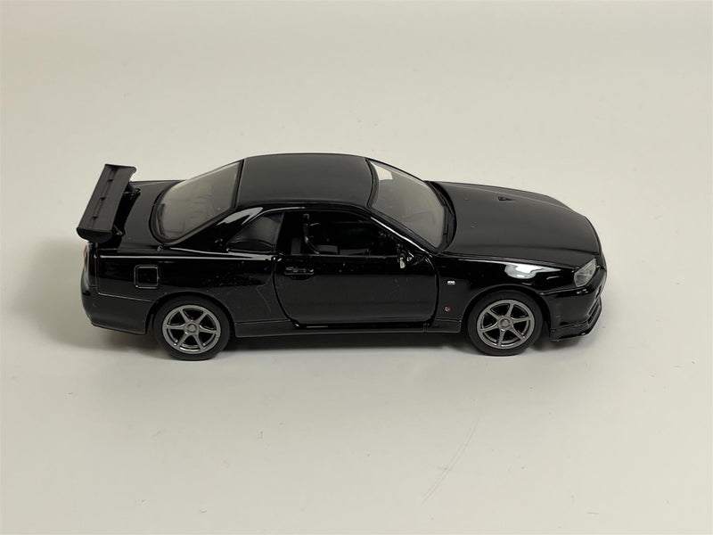 Nissan GT R34 V Spec II RHD Black 1:36 Scale Tayumo 36115210