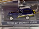 1967 jeep jeepster commando off road good year 1:64 scale greenlight 41110b
