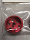 staffs aluminium bullet hole wheels in red 15.8x8.5mm staffs28