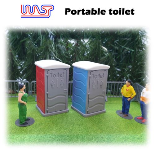 portable toilet blue slot car track scenery x 1 new 1:32 scale wasp