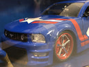 captain america 2006 ford mustang with figure 1:24 scale jada 31187