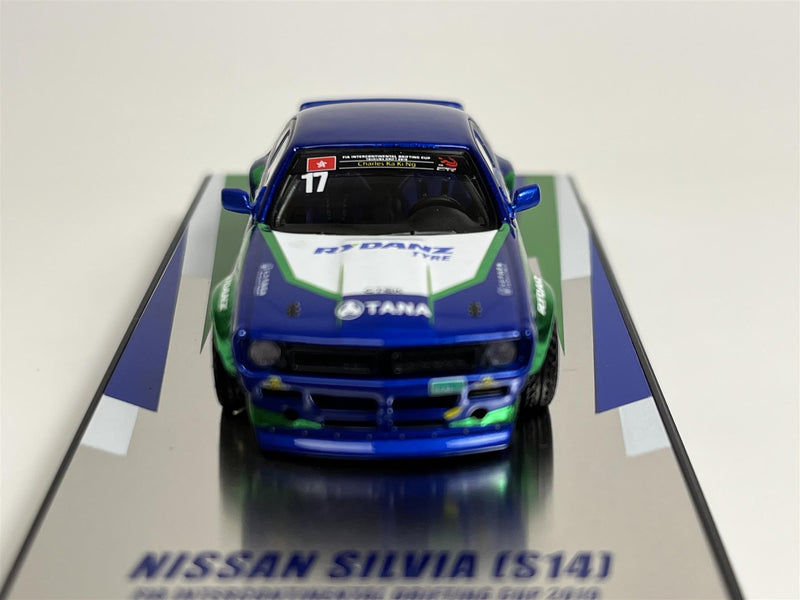 2019 Nissan Silvia S14 FIA Intercontinental Drifting Cup Rocket Bunny 1:64 Inno 64 IN64S14BCNG19
