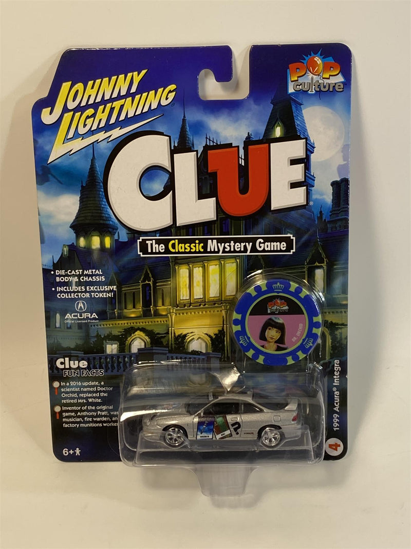 clue 1999 acura integra with token 1:64 johnny lightning jlpc004
