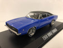 christine 1968 dennis guilders dodge charger blue 1:43 scale greenlight