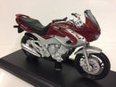 yamaha tdm 850 red silver 2001 1:18 scale welly 12155