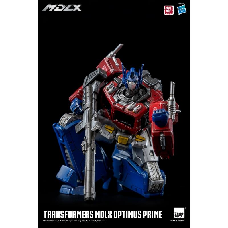 transformers mdlx optimus prime diecast figure 7 inch threezero tz02830