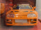 fast & furious brian's toyota supra orange jada 97168 scale 1:24 scale