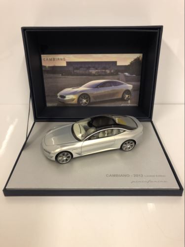 cambiano silver limited edition 1:43 scale la mini miniera lmmpf001