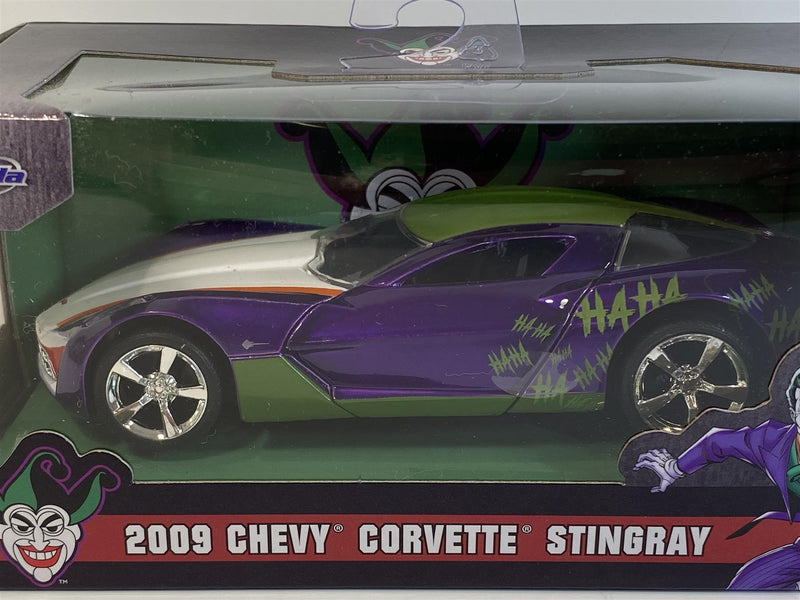 the joker 2009 chevy corvette stingray 1:32 scale jada 2016