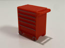 slot car trackside scenery roller tool chest small red 1:32 scale wasp