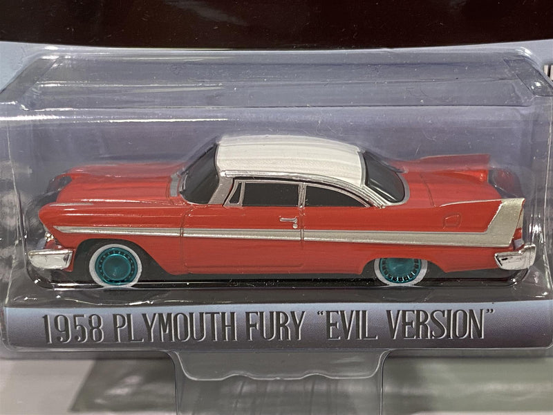 chase model 1958 plymouth fury evil version 1:64 greenlight 44840b