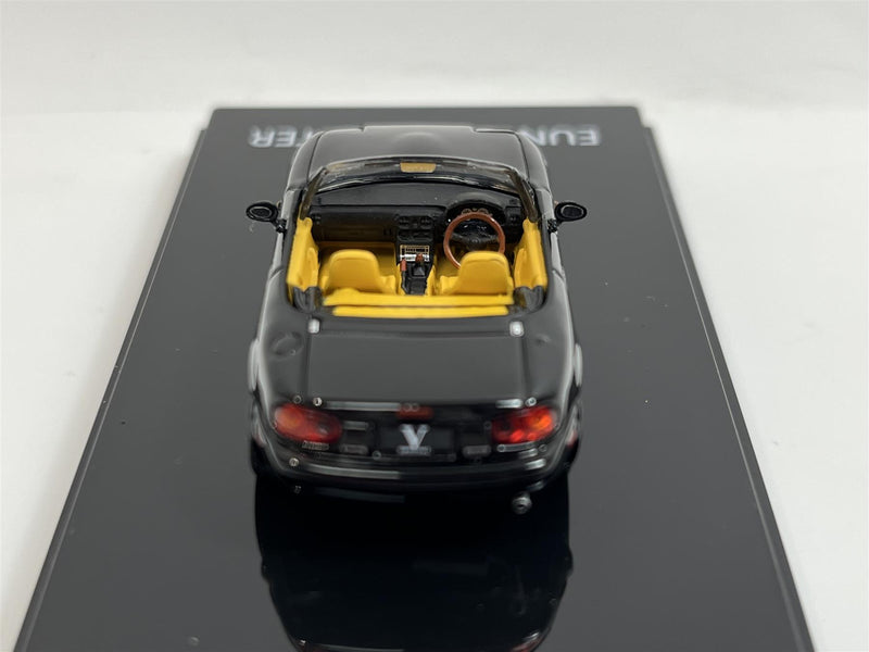 mazda eunos roadster v special na6ce black beige interior 1:64 hobby japan 1025bbk