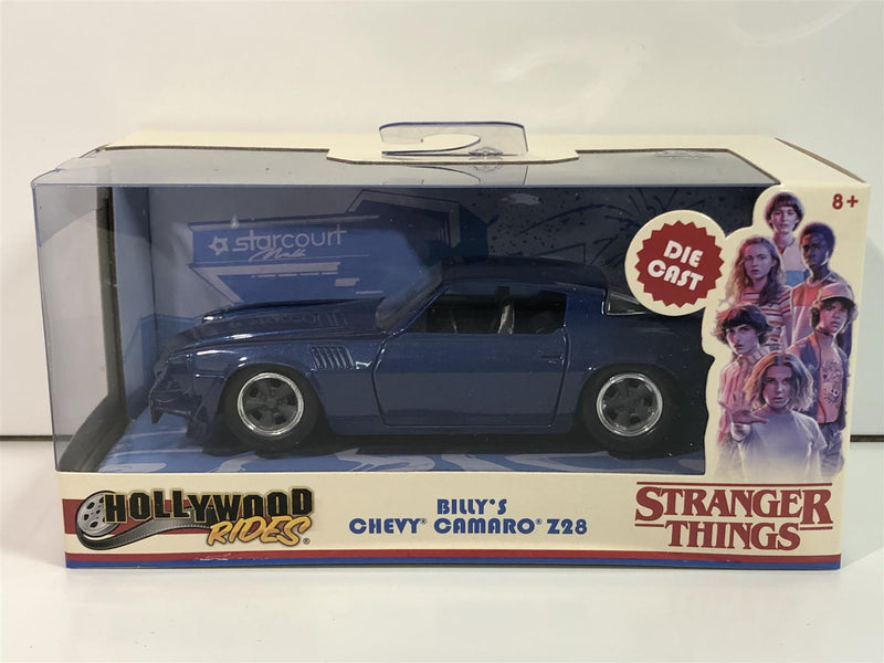 stranger things billys chevy camaro z28 1:32 scale jada 31113 boxed