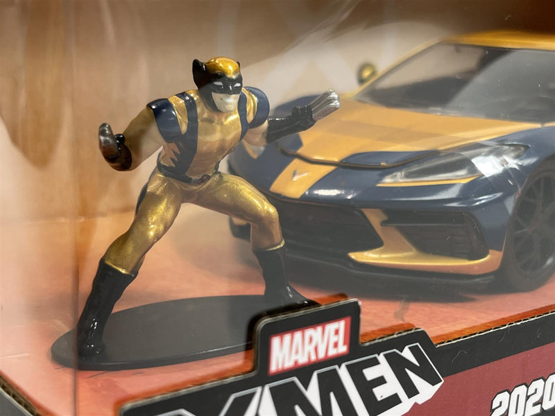 Wolverine X Men and 2020 Chevrolet Corvette Stingray 1:24 Jada 253225025