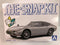 toyota 2000gt silver metallic snap together 1:32 scale model kit aoshima