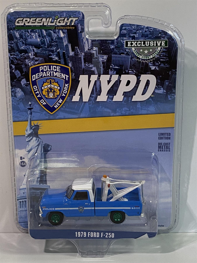 chase model 1979 ford f-250 nypd 1:64 scale greenlight 30224