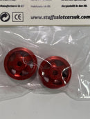 staffs slot cars uk 15.8 x 8.5mm red 5 spoke alloy wheels staff 16
