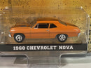 bad boys ii 1968 chevrolet nova orange 1:64 scale greenlight 44910f