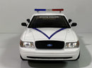 2008 ford crown victoria police interceptor 1:24 scale greenlight 85543