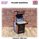 arcade machine nba jam 1:32 track side scenery pub bar game retro wasp