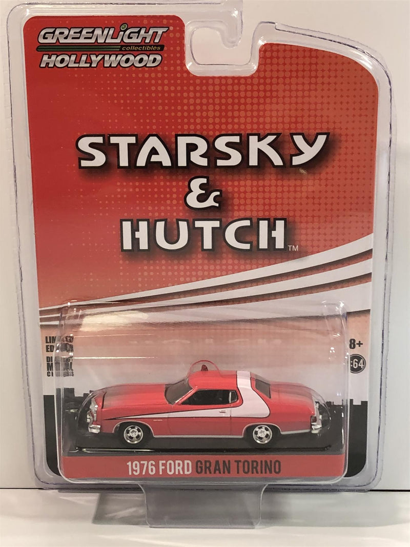 starsky and hutch 1976 ford gran torino weathered 1:64 greenlight 44855f