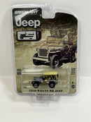 Willys MB Jeep 1940 Chase Model 1:64 Scale Greenlight 2860A