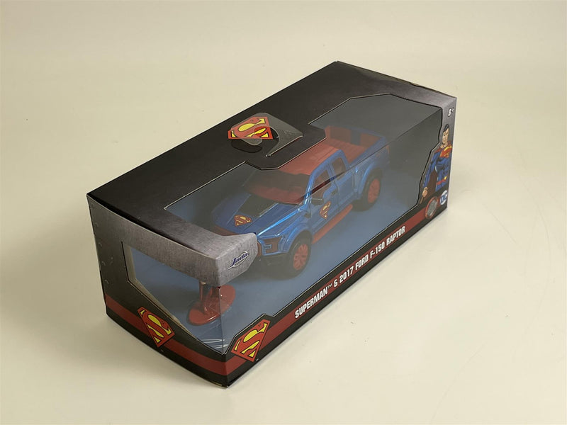 Superman and 2017 Ford F 150 Raptor 1:32 Scale Jada 253253013