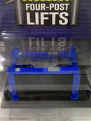 blue four post lift 1:64 scale greenlight 16100a