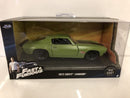 fast and furious doms 1973 chevy camaro f bomb 1:32 jada 99521