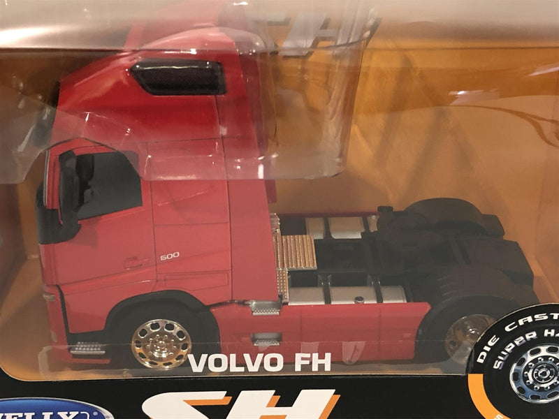 volvo fh 4x2 2016 red 1:32 scale welly 32690sr super haulier new