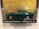 rare bad boys ii 1968 chevrolet chevelle ss green 1:64 scale greenlight