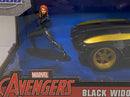 black widow and 1966 chevy corvette 1:24 scale jada 31749