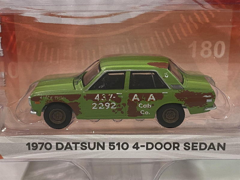 1970 datsun 510 4 door sedan tokyo torque 1:64 greenlight 47070b