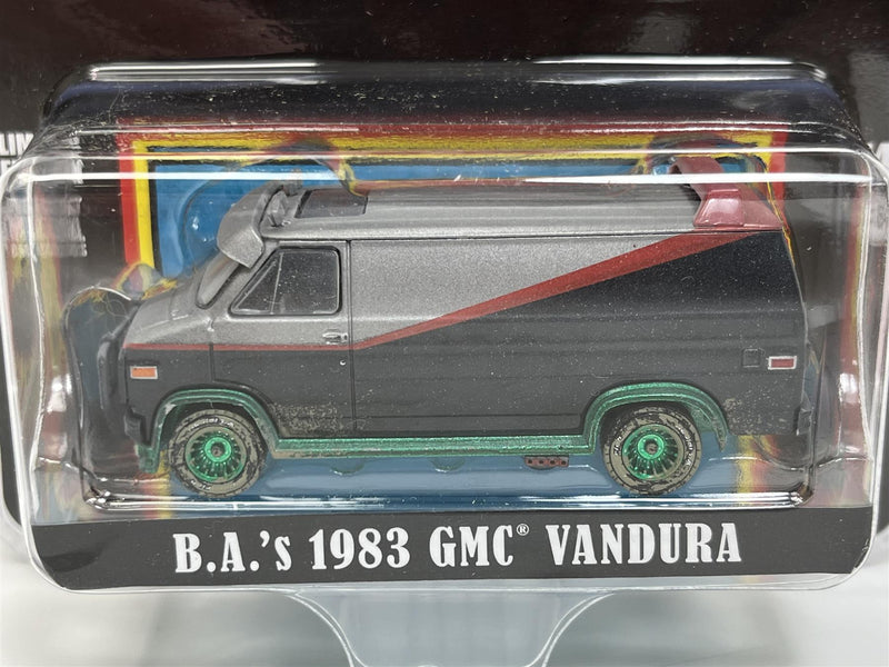 The A Team Chase Model B.A 1983 GMC Vandura 1:64 Scale Greenlight 44865F