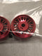 staffs aluminium bbs style wheels in red 16.9x10mm staffs43