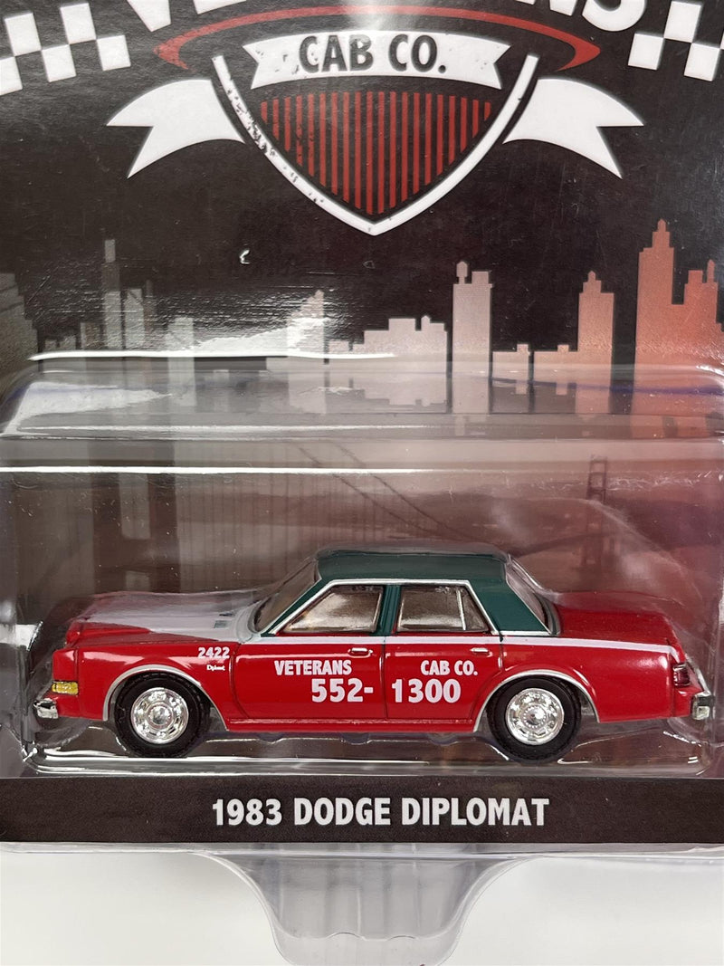 1983 Dodge Diplomat Veterans Cab Co 1:64 Scale Greenlight 30283