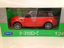 range rover sport red/orange welly 24059 new 1:24 scale