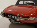 jaguar e type cabrio s1 lhd red 1:18 scale kk scale 180484
