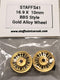 staffs aluminium bbs style wheels in gold 16.9x10mm staffs41