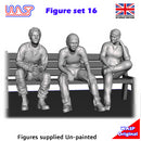 trackside figure scenery display set 16 new 1:32 scale wasp