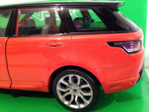 range rover sport red/orange welly 24059 new 1:24 scale