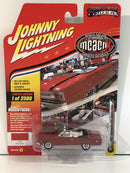1967 plymouth gtx convertible bright red 1:64 scale johnny lightning jlmc016a