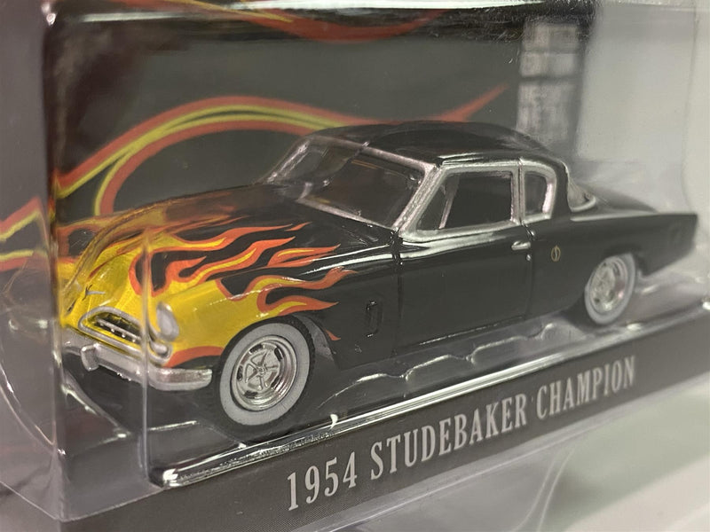1954 studebaker champion 1:64 scale flame series greenlight 30116