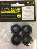 mitoos m091 z control raid tyres x 4 25 x 10mm medium 30 shore