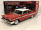 christine 1958 plymouth fury working lights 1:18 auto world awss102