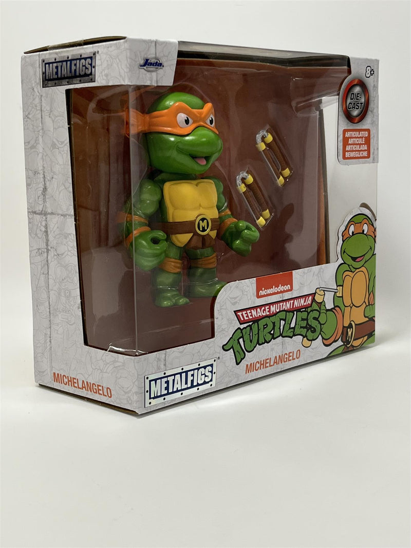 tmnt teenage mutant ninja turtles michelangelo 4 inch figure jada 253283002