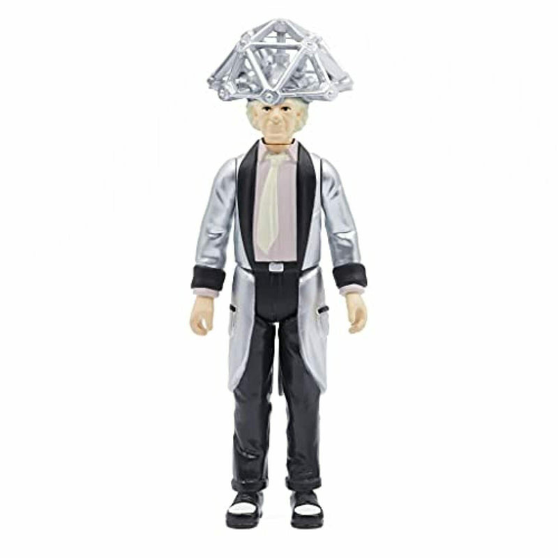 doc brown fifties back to the future 3.75 inch action figure re action super7