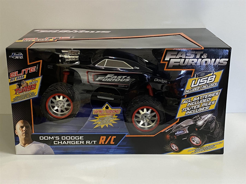 fast and furious doms dodge charger off road r/t r/c 1:16 scale jada 97584